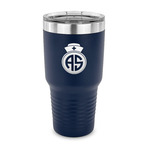 Nurse 30 oz Stainless Steel Tumbler - Navy - Single Sided (Personalized)