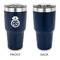Nurse 30 oz Stainless Steel Ringneck Tumblers - Navy - Single Sided - APPROVAL