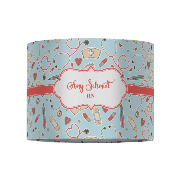 Nurse 8" Drum Lampshade - FRONT (Fabric)