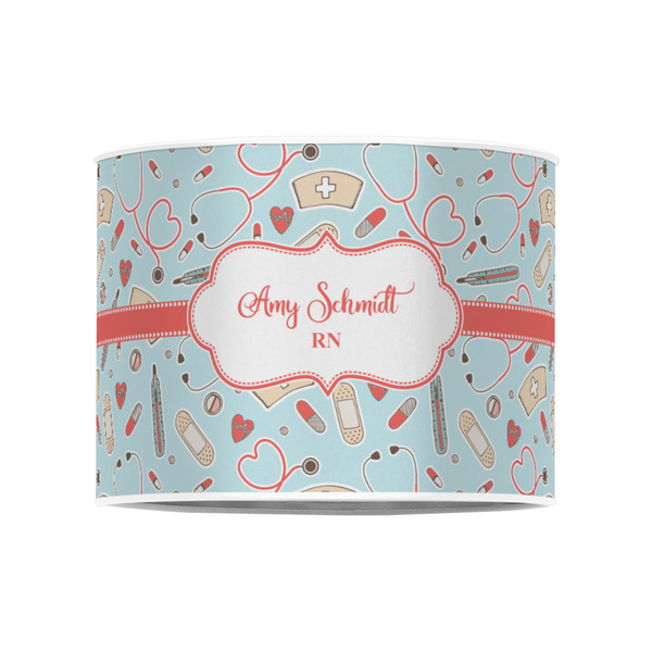 Nurse 8" Drum Lampshade - FRONT (Poly Film)