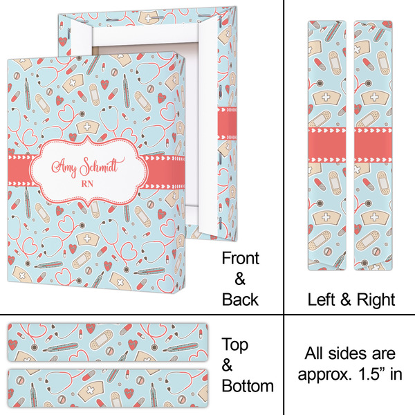 Nurse 8x10 - Canvas Print - Approval