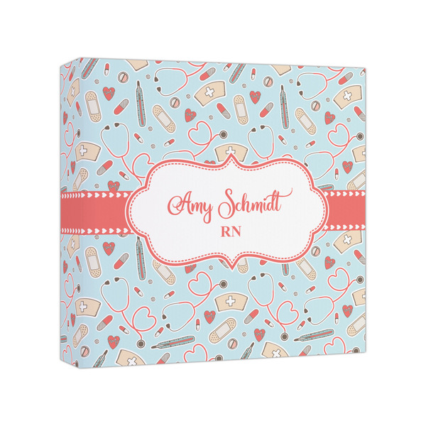 Custom Nurse Canvas Print - 8x8 (Personalized)