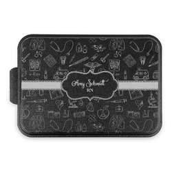 Nurse Aluminum Baking Pan with Black Lid (Personalized)