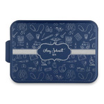 Nurse Aluminum Baking Pan with Navy Lid (Personalized)