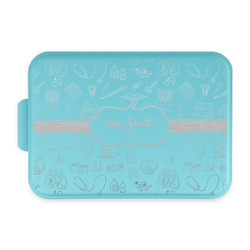 Nurse Aluminum Baking Pan with Teal Lid (Personalized)