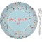 Nurse Glass Appetizer / Dessert Plate 8" (Personalized)
