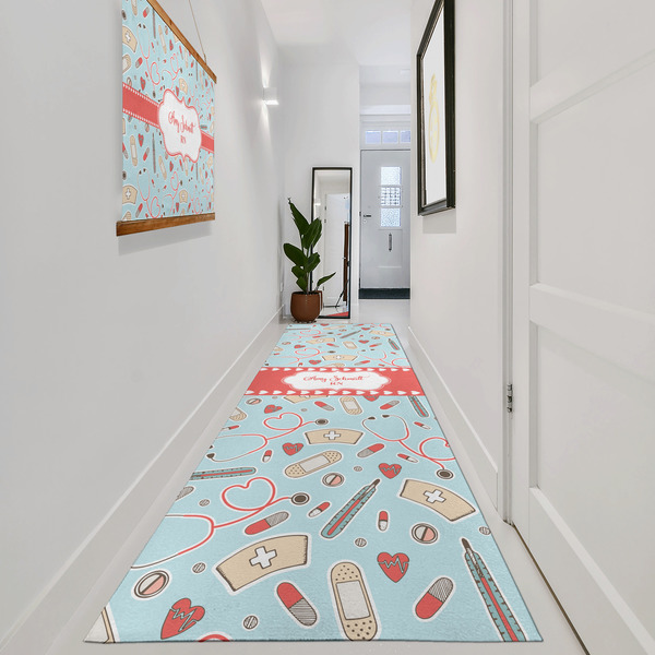 Nurse Area Rug Sizes - In Context (vertical)