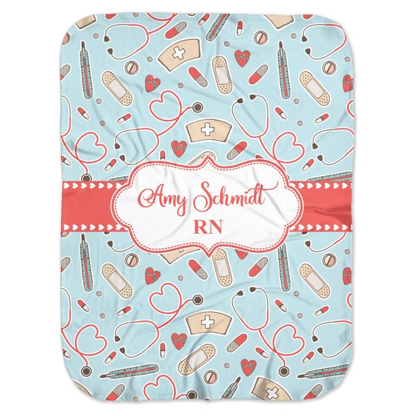 Custom Nurse Baby Swaddling Blanket (Personalized)