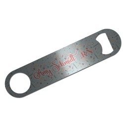 Nurse Bar Bottle Opener - Silver w/ Name or Text