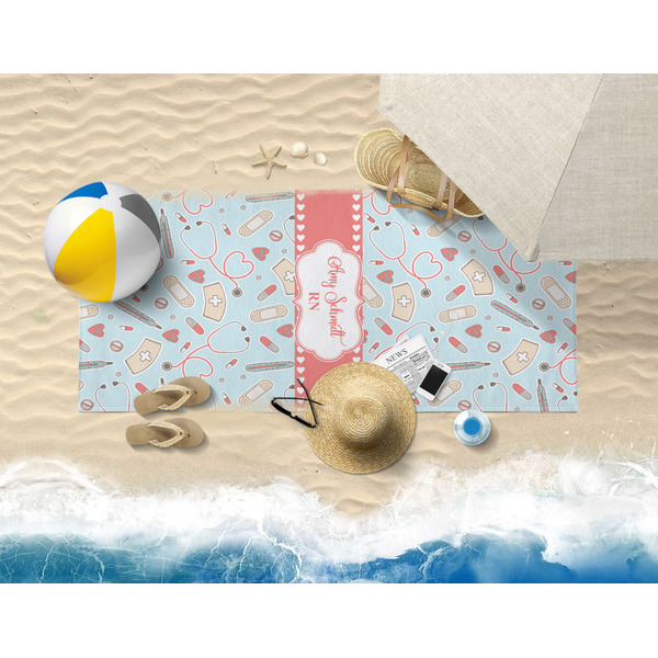 Nurse Beach Towel Lifestyle