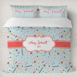Nurse Duvet Cover Set - King (Personalized)