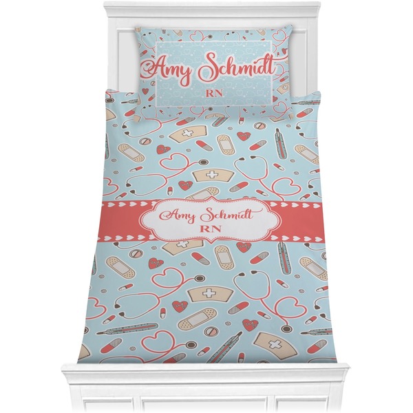 Custom Nurse Comforter Set - Twin XL (Personalized)