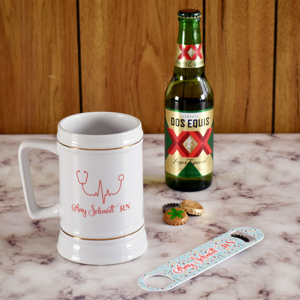 Nurse Beer Stein - In Context