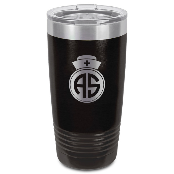 Nurse Black Polar Camel Tumbler - 20oz - Front