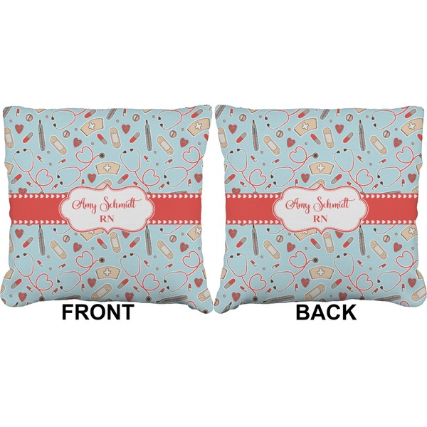 Nurse Burlap Pillow Approval