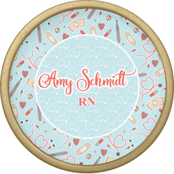 Nurse Cabinet Knob - Gold (Personalized)