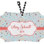 Nurse Rear View Mirror Ornament (Personalized)