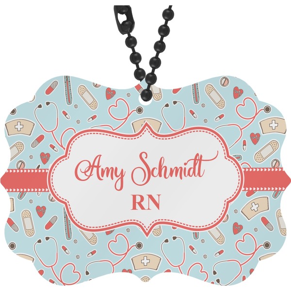 Custom Nurse Rear View Mirror Charm (Personalized)