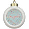 Nurse Ceramic Ball Ornament (Personalized)