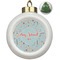 Nurse Ceramic Ball Ornament - Christmas Tree (Personalized)