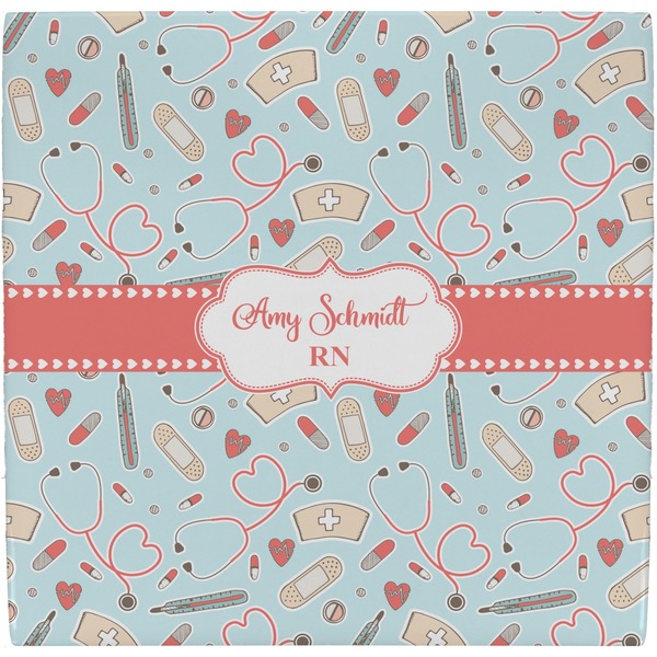 Custom Nurse Ceramic Tile Hot Pad (Personalized)
