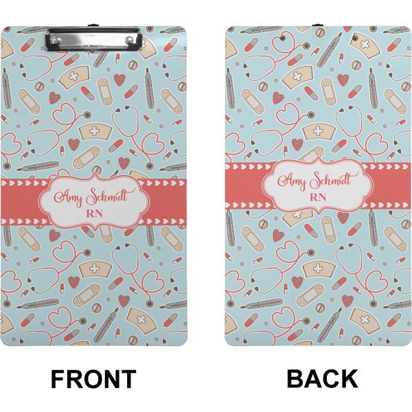 Nurse Clipboard (Legal) (Front + Back)