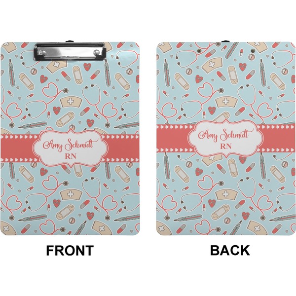 Nurse Clipboard (Letter) (Front + Back)