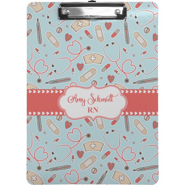 Custom Nurse Clipboard (Letter Size) (Personalized)