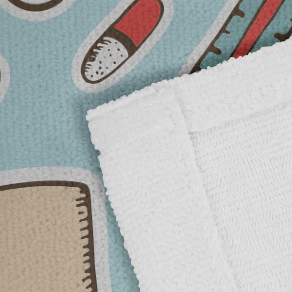 Nurse Close up of Fabric