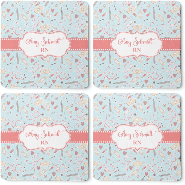 Nurse Coaster Rubber Back - Apvl