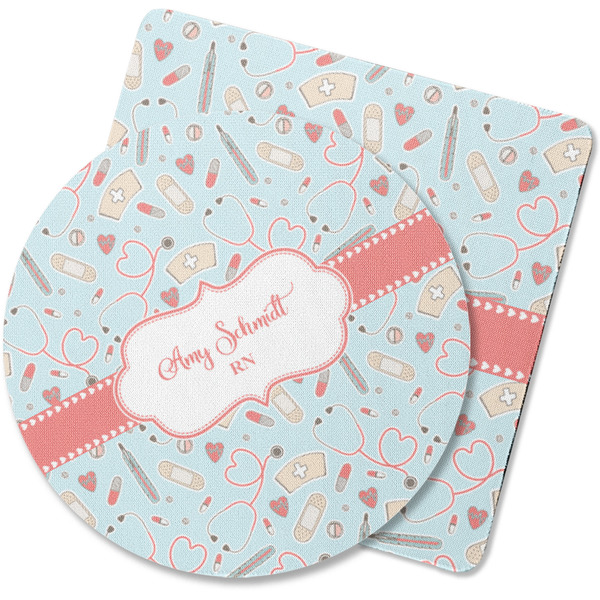 Custom Nurse Rubber Backed Coaster (Personalized)