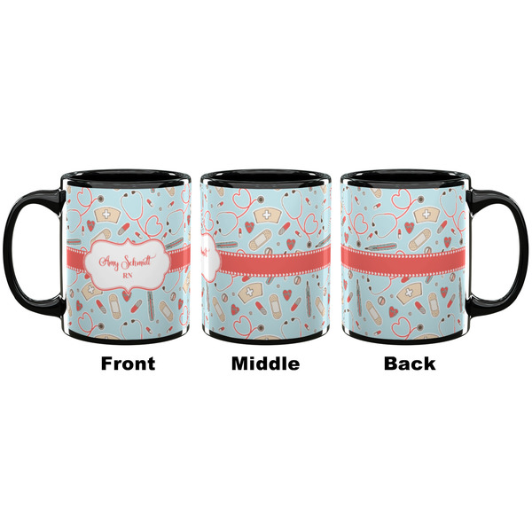 Nurse Coffee Mug - 11 oz - Black APPROVAL