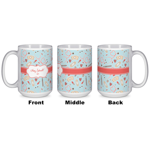 Nurse Coffee Mug - 15 oz - White APPROVAL