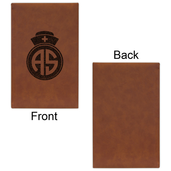 Nurse Cognac Leatherette Journal - Single Sided - Apvl