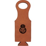 Nurse Leatherette Wine Tote (Personalized)