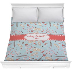 Nurse Comforter - Full / Queen (Personalized)