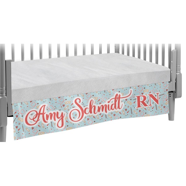 Custom Nurse Crib Skirt (Personalized)