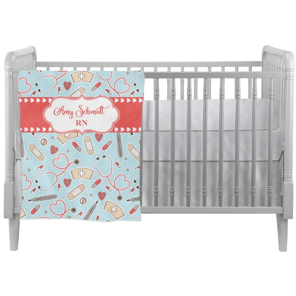 Custom Nurse Crib Comforter / Quilt (Personalized)