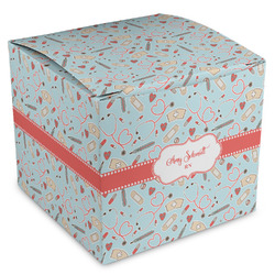 Nurse Cube Favor Gift Boxes (Personalized)
