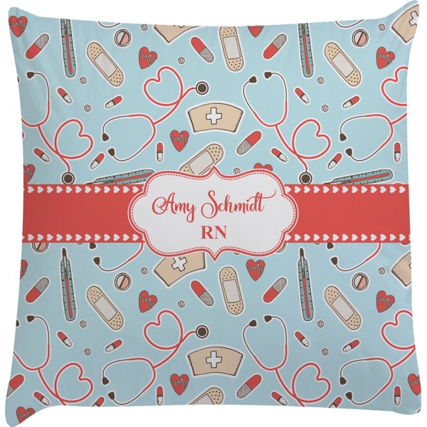 Custom Nurse Decorative Pillow Case (Personalized)