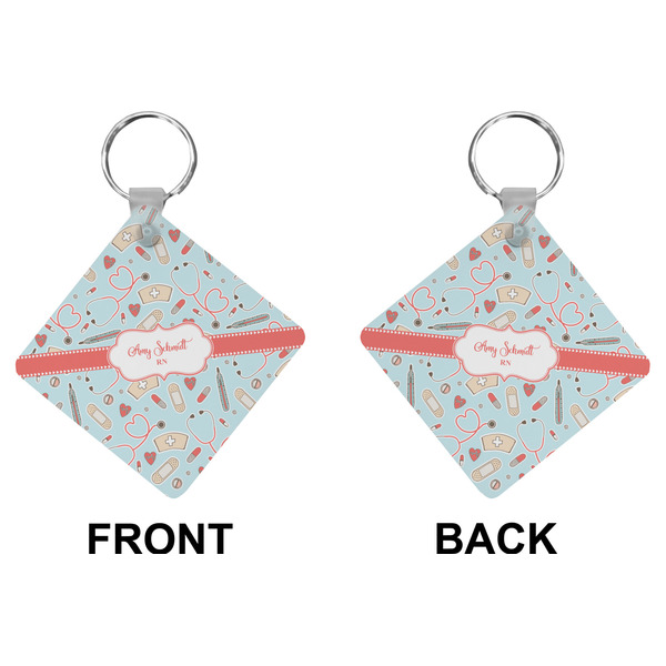 Nurse Diamond Keychain (Front + Back)
