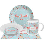 Nurse Dinner Set - Single 4 Pc Setting w/ Name or Text