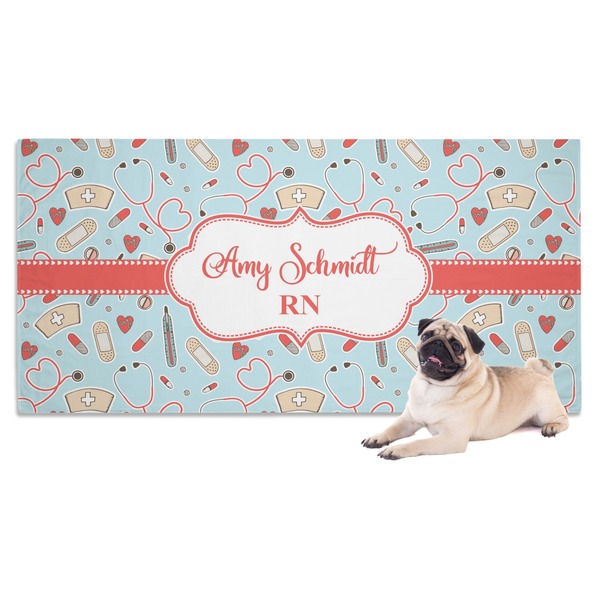 Custom Nurse Dog Towel (Personalized)
