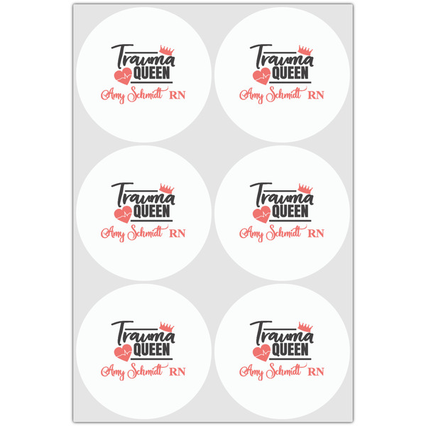 Nurse Drink Topper - Large - Set of 6