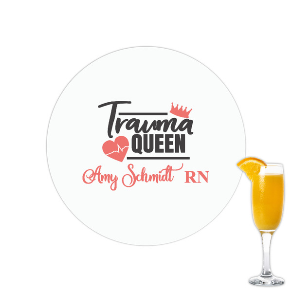 Custom Nurse Printed Drink Topper - 2.15" (Personalized)