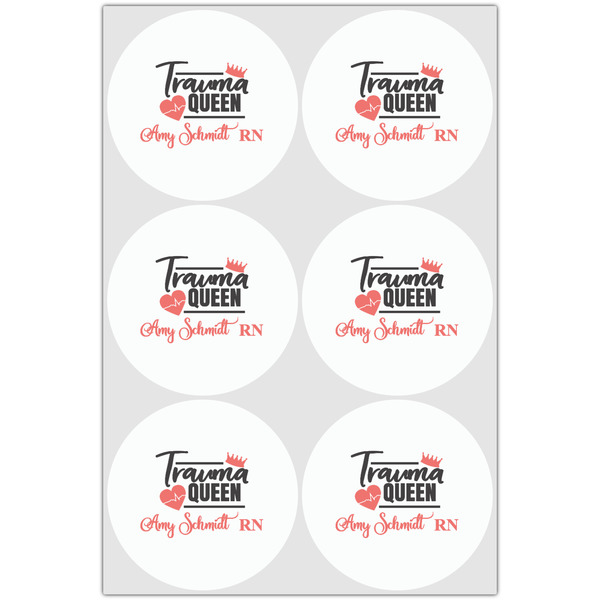 Nurse Drink Topper - XLarge - Set of 6