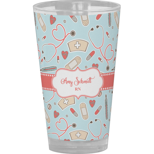 Custom Nurse Pint Glass - Full Color (Personalized)