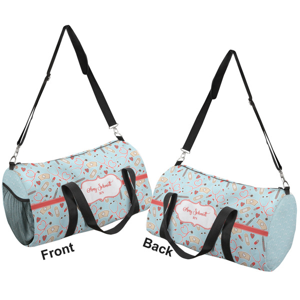 Nurse Duffle bag large front and back sides