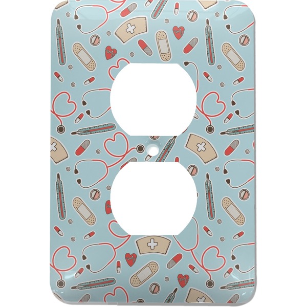Custom Nurse Electric Outlet Plate
