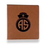 Nurse Leather Binder - 1" - Rawhide (Personalized)